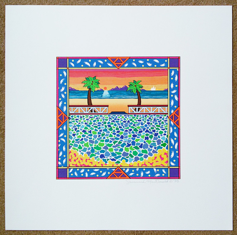 Susannah Macdonald - Susannah MacDonald - Tropical island, zeefdruk kopen? Bied vanaf 30!