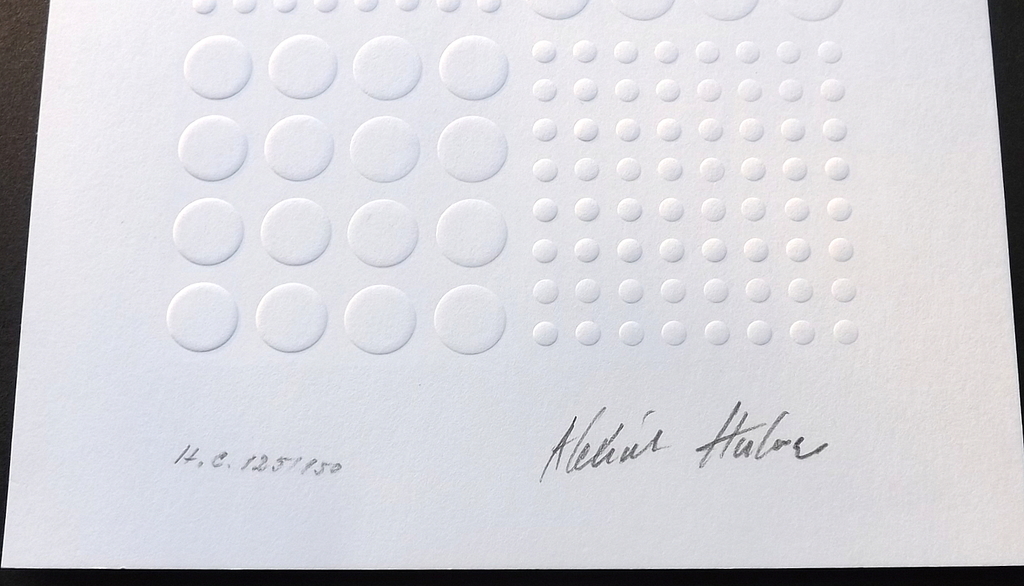 Alexius Huber - litho in reliefdruk - 1985 kopen? Bied vanaf 1!