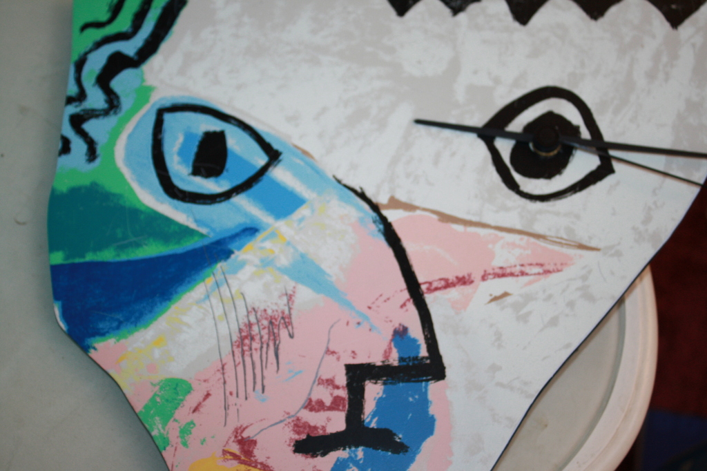 Jeroen Krabbe - KLOK KAT ABSTRACT verkocht voor € 25!