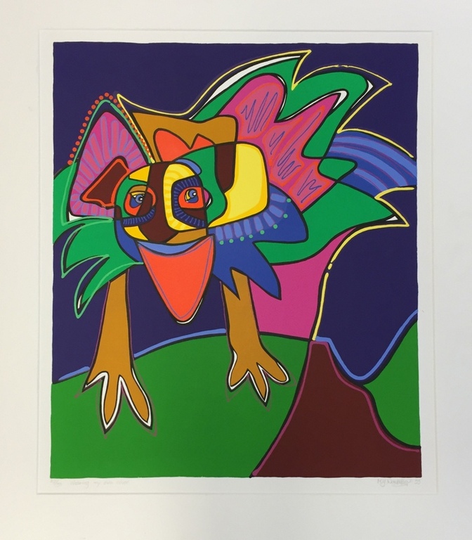 Naerebout (Marianne) | Zeefdruk 27-95 | Wearing My Own Color | 75x87 cm kopen? Bied vanaf 50!