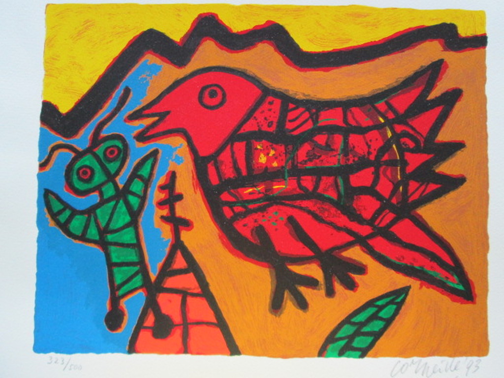 CORNEILLE  HANDGESIGNEERDE ZEEFDRUK verkocht voor € 99!