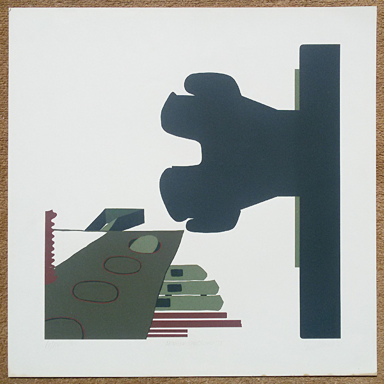 Laatste keer: Hans Landsaat - Metalen landschap IV, zeefdruk kopen? Bied vanaf 1!