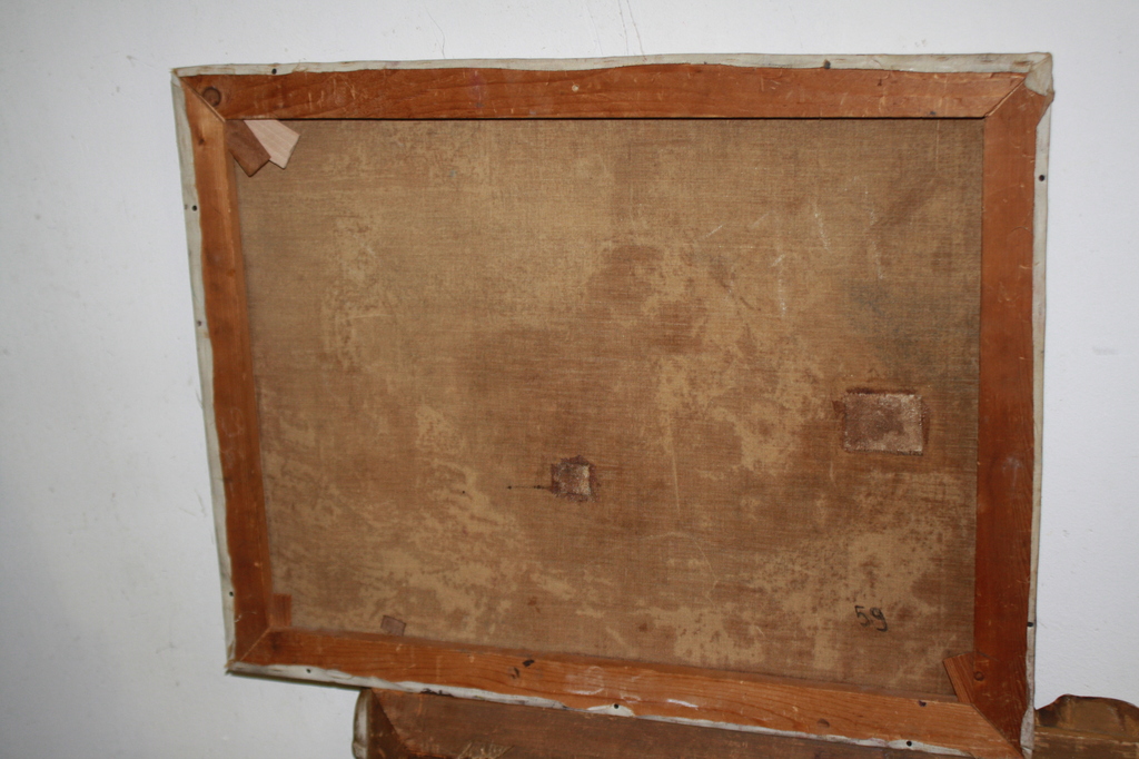 MATTH WIEGMAN - STILLEVEN MET APPELS EN BLAUWE FLES - BERGENSE SCHOOL kopen? Bied vanaf 875!