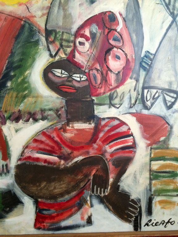 John Lie a Fo - Transformation (groot museaal werk, olieverf op doek) kopen? Bied vanaf 850!