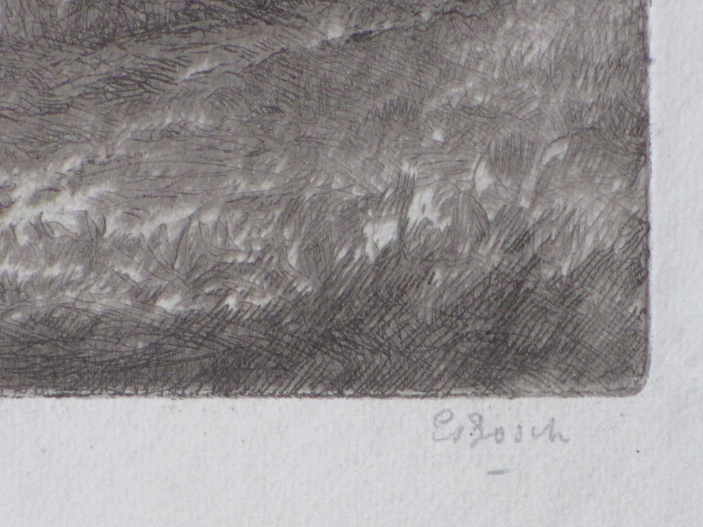 Etienne Bosch, Mediterrane stad aan de kust, Ets kopen? Bied vanaf 35!