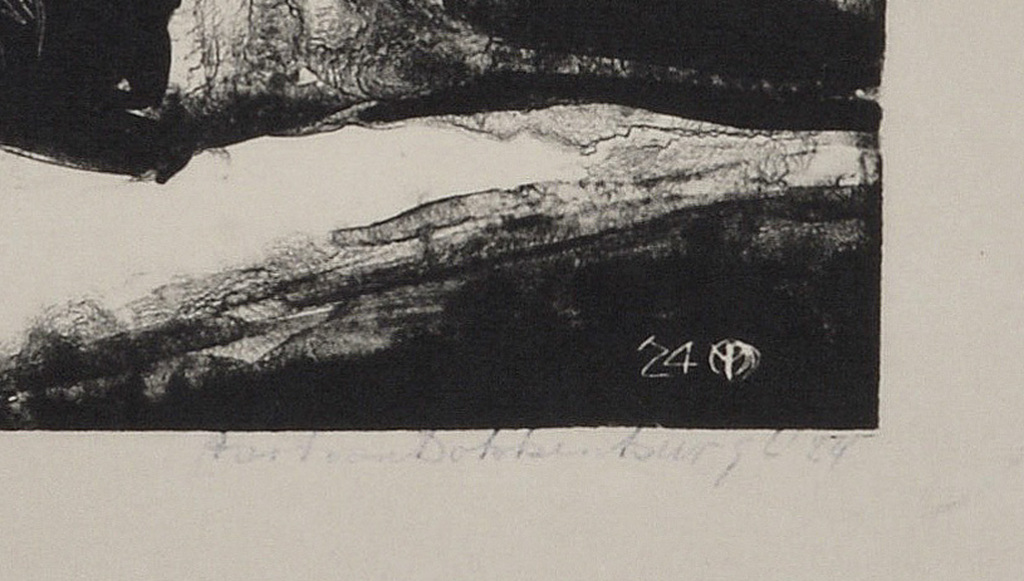 Aart van Dobbenburgh: Litho - Bergweg - 1924 kopen? Bied vanaf 45!