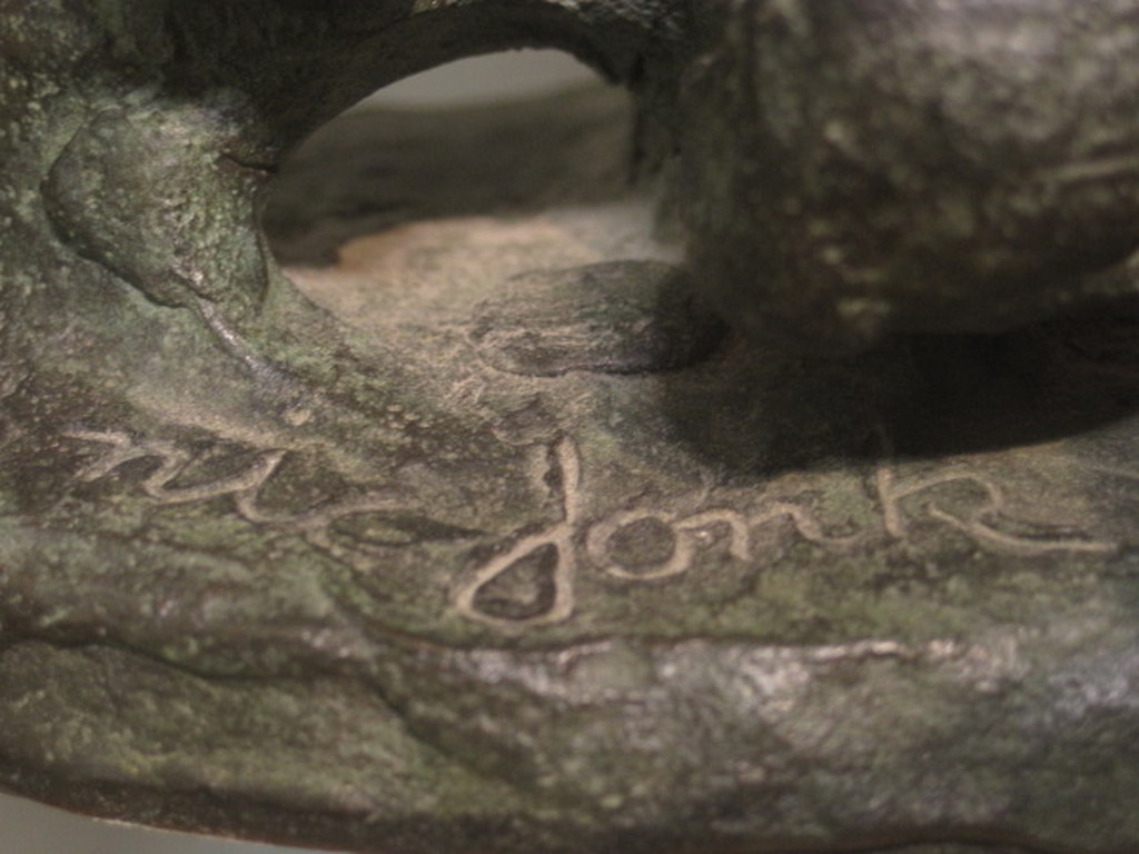  Uniek!! bronzen sculptuur van Nic Jonk "ontwapening van de Zee" ca. 1965  kopen? Bied vanaf 1!