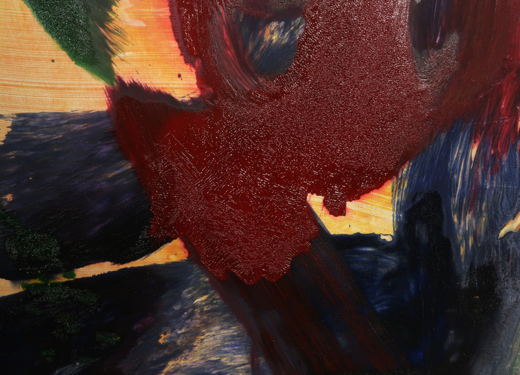 Matt Lamb: Olieverf en gemengde techniek op doek, Zonder titel kopen? Bied vanaf 300!