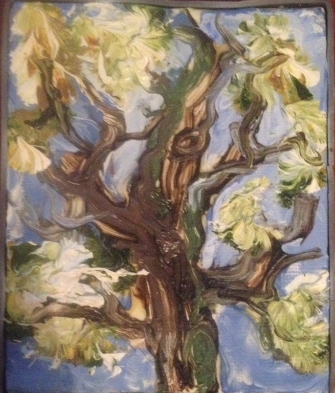 Peter Keizer, olieverf op doek, Kom in mijn tuin VI verkocht voor € 160!