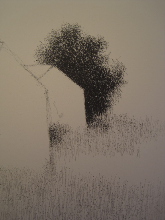 Typisch verstild werk van Metten Koornstra 1912-1978 Litho "vrouw in landschap"  kopen? Bied vanaf 1!