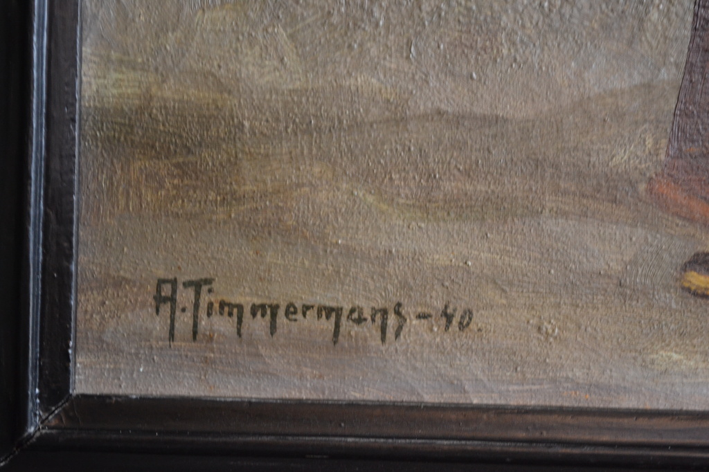 Antonius Johannes Timmermans - Olieverf op doek - Bloemstilleven kopen? Bied vanaf 1!