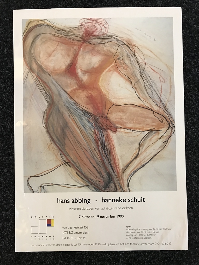 HANS ABBING 1 originele zeefdruk voor t AIDS Fonds 1990 kopen? Bied vanaf 1!