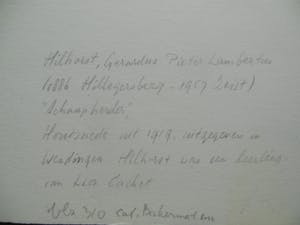 Gerard P.L. Hilhorst - Houtsnede uit Wendingen 1919, Schaapherder kopen? Bied vanaf 10!