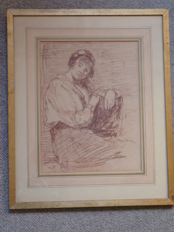 Zittende jonge vrouw kopen? Bied vanaf 145!