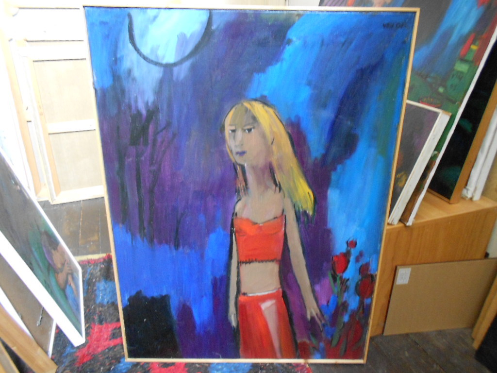 Theo van der Horst olieverf op linnen kopen? Bied vanaf 150!