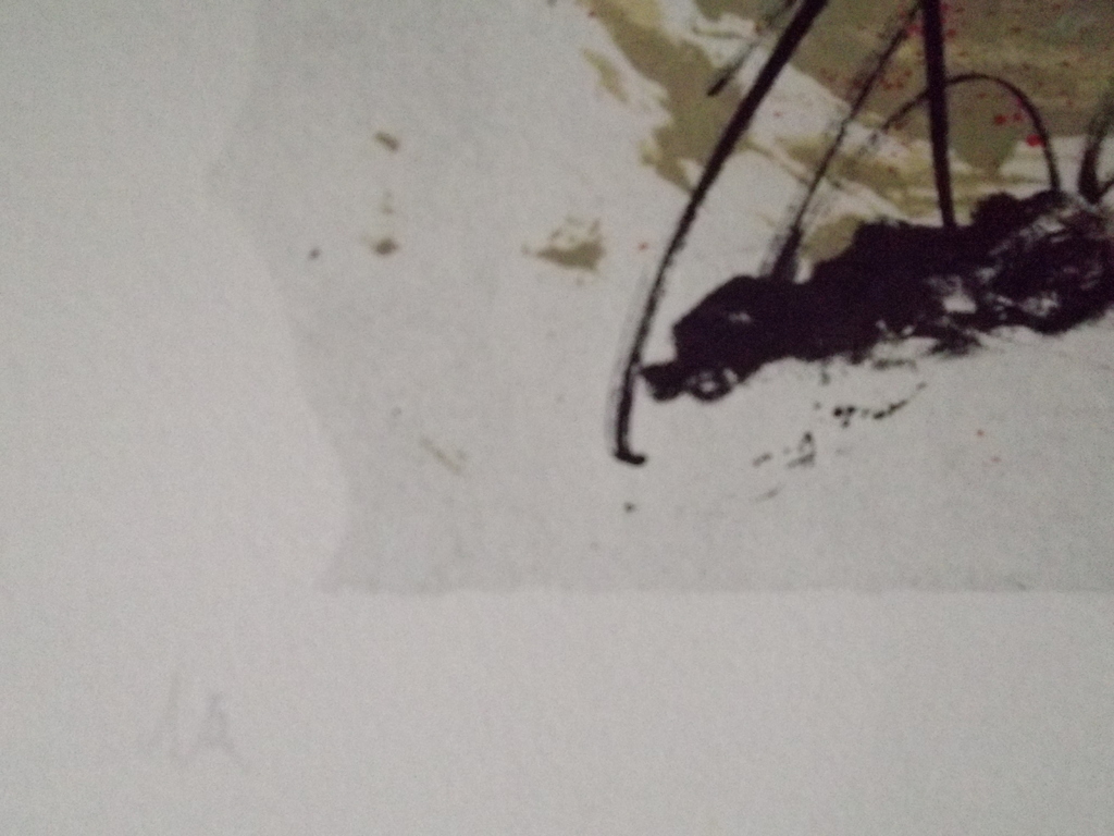 Lithografie, zonder titel,  afmeting 56 x 76 cm. Niet ingelijst kopen? Bied vanaf 90!