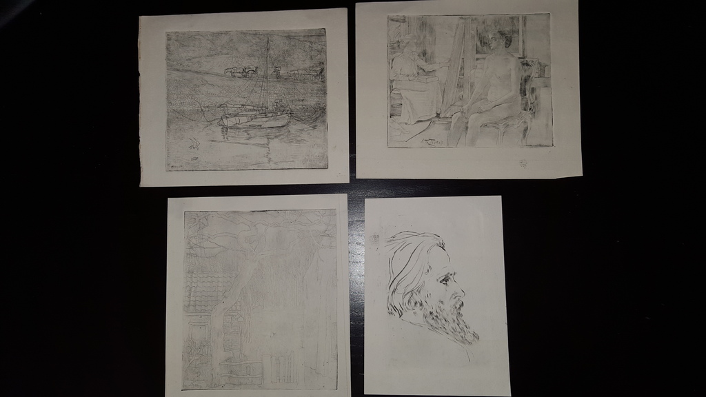 Jan Toorop - litho, gesigneerd in de plaat - 4 stuks kopen? Bied vanaf 59!