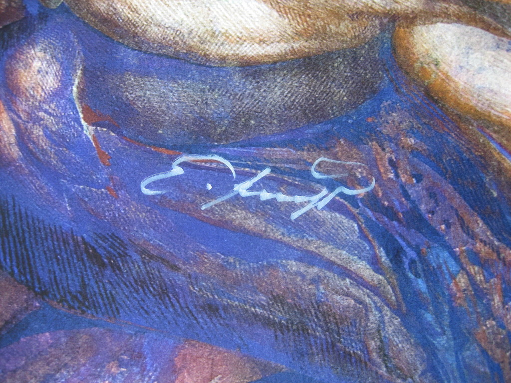 Ernst Fuchs - Die Schwanenreise - Giclee - Handgesigneerd - 2012 kopen? Bied vanaf 55!
