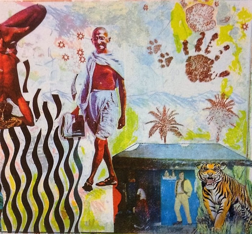 Ton Leenarts: kleurenlitho, zonder titel kopen? Bied vanaf 70!