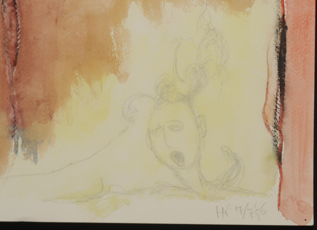 Hans Kuijs: Aquarel, Z.T. kopen? Bied vanaf 1!