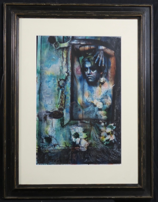 Franca Muller Jabusch: Handbewerkte foto, Fossiled memory - Ingelijst verkocht voor € 35!