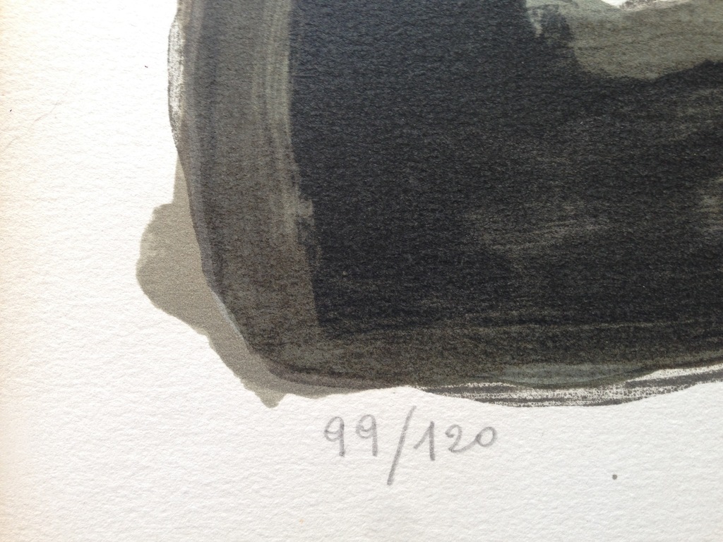 Bram van Velde - zwartwit compositie, litho kopen? Bied vanaf 250!