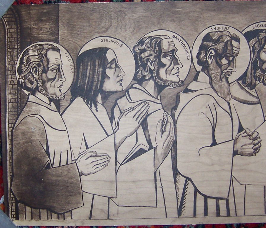 Lodewijk Schelfhout (1881-1943): Ontwerp communiebank Ludgerus Kapel Hilversum kopen? Bied vanaf 25!