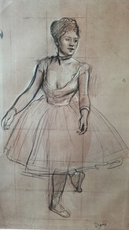 Degas Edgar, atelierdruk, Kledingontwerp, Balletdanseres kopen? Bied vanaf 1!