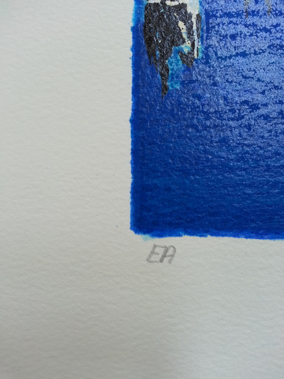 Henk Kuijpers, zeefdruk op papier, Titel;  kopen? Bied vanaf 20!