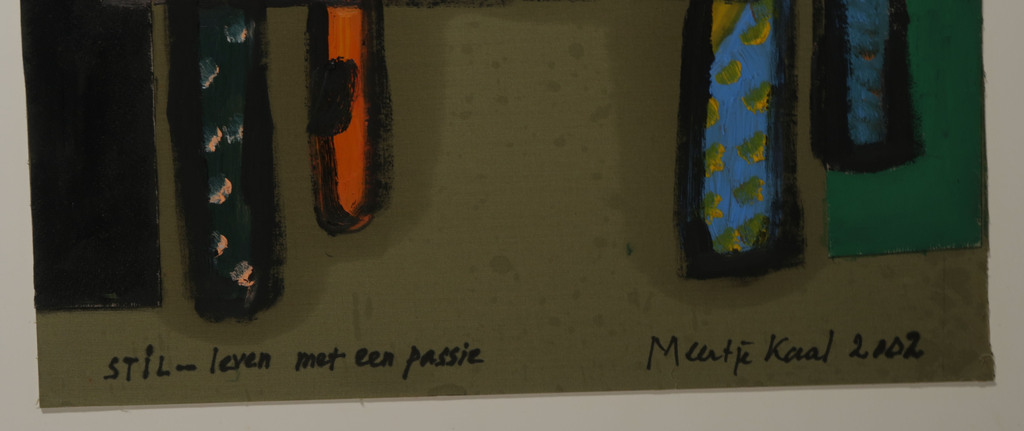 Meertje Kaal: Olieverf en collage, Stil-leven met een passie kopen? Bied vanaf 1!