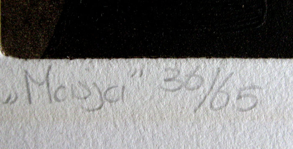 Laetitia de Haas - MASJA - kleurets/aquatint kopen? Bied vanaf 1!