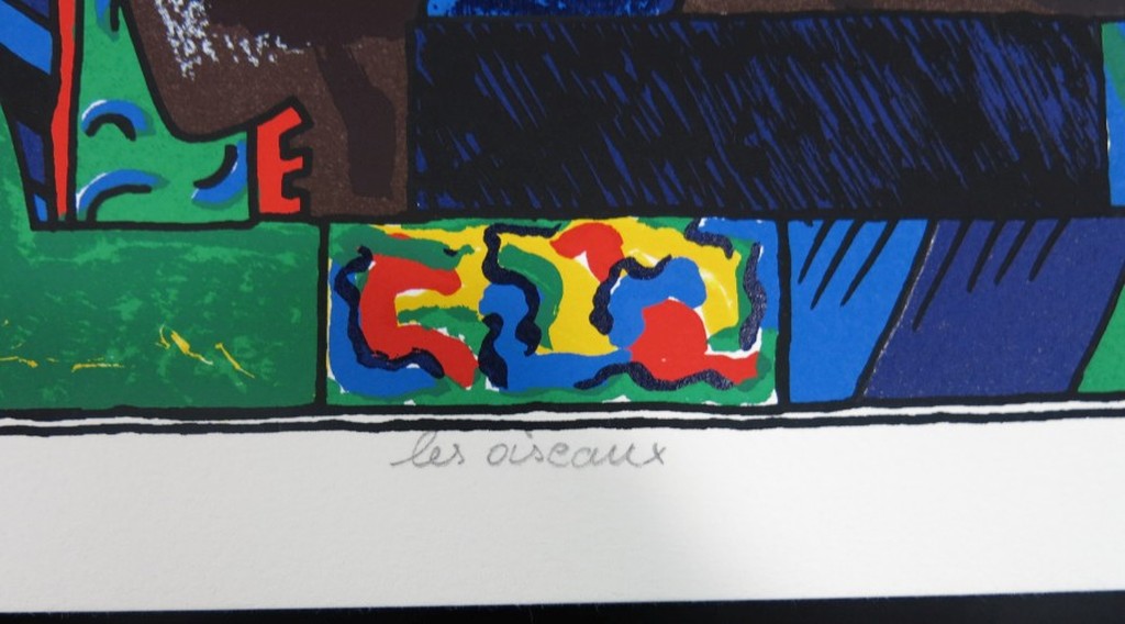 Cecile de Bruijn: Zeefdruk, Les Oiseaux  kopen? Bied vanaf 40!