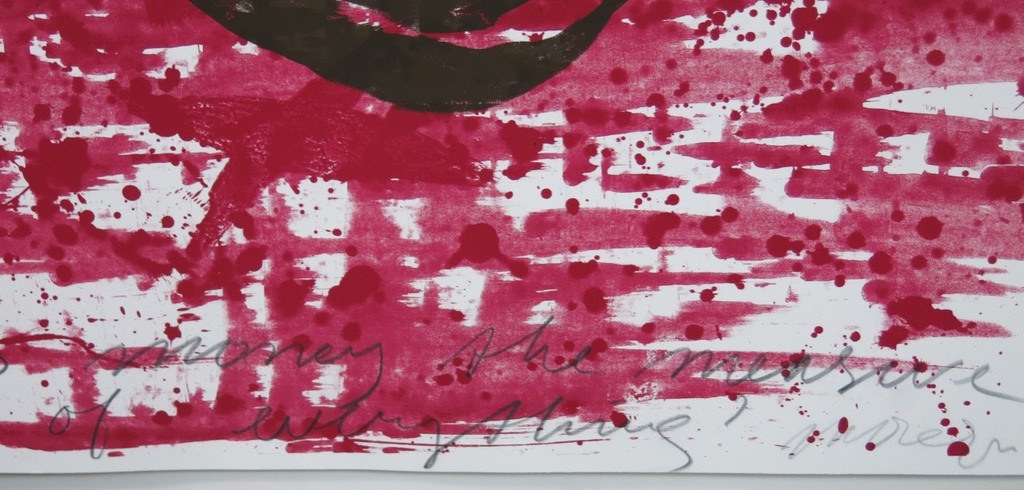 Michael Tedja: Litho, Is money the measurement of everything? kopen? Bied vanaf 50!