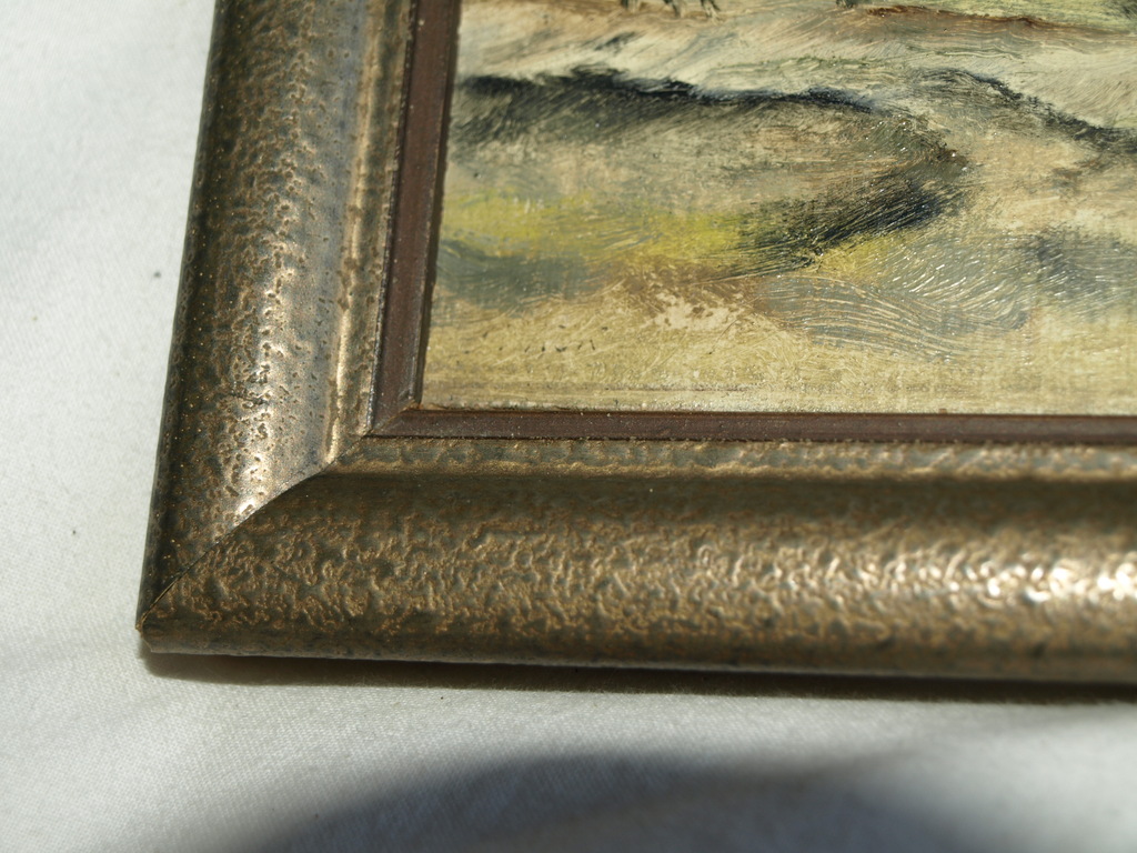 Simon Kok – Olieverf op paneel – Landschap – Ingelijst - ca 1970  kopen? Bied vanaf 1!