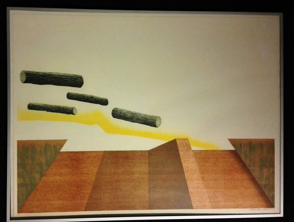 Erik Roos, zeefdruk, Abbigesi, gesigneerd 17/65 kopen? Bied vanaf 20!