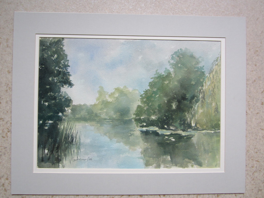André Tigchelaar: Aquarel, Zomer in Holland kopen? Bied vanaf 1!