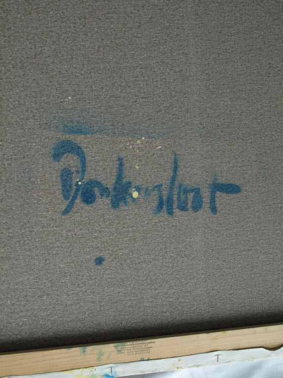 Gesigneerd met initialen : Acrylverf op linnen – Naakten – 70 x 90 cm kopen? Bied vanaf 1!