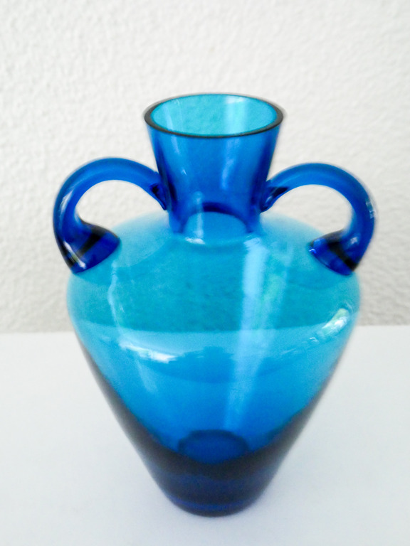 Blauw Amphora vaasje kopen? Bied vanaf 20!