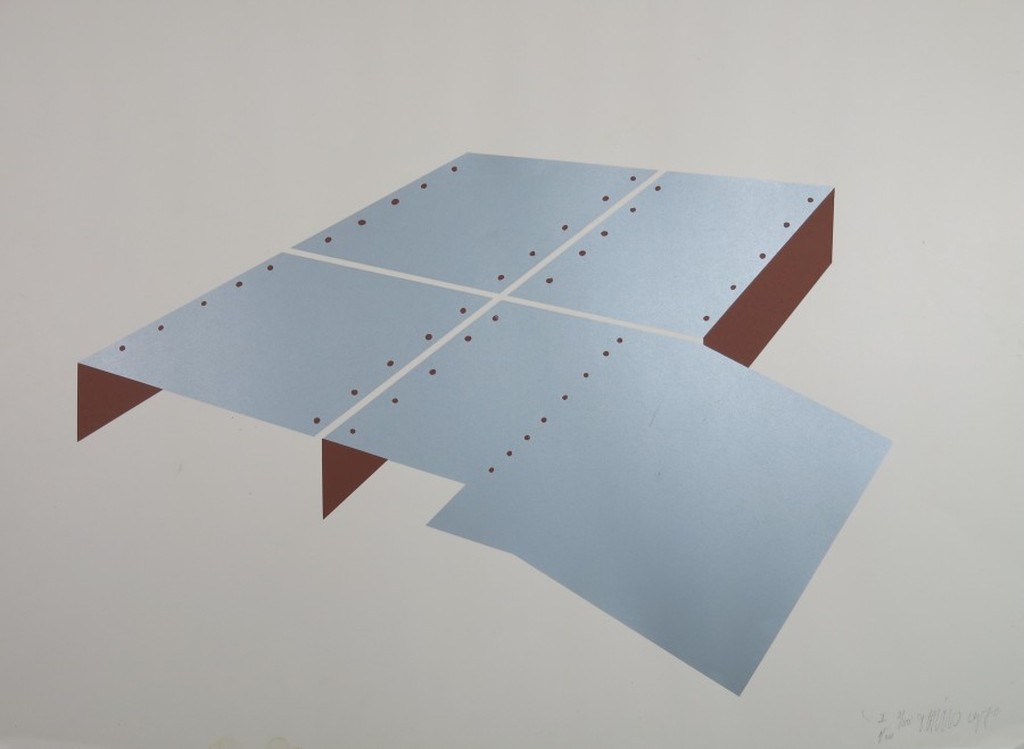 David van de Kop: Zeefdruk, Abstract verkocht voor € 42!