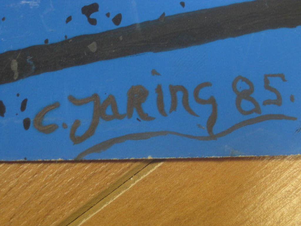 Cor Jaring (1936-2013) Amsterdam "havenarbeider" gem.techniek gesigneerd 1985  kopen? Bied vanaf 1!