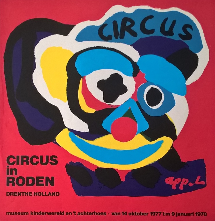 Affiche Karel Appel - Circus in Roden kopen? Bied vanaf 50!