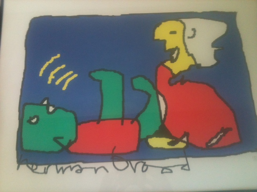 Herman Brood: Prachtige kleurenzeefdruk  kopen? Bied vanaf 45!