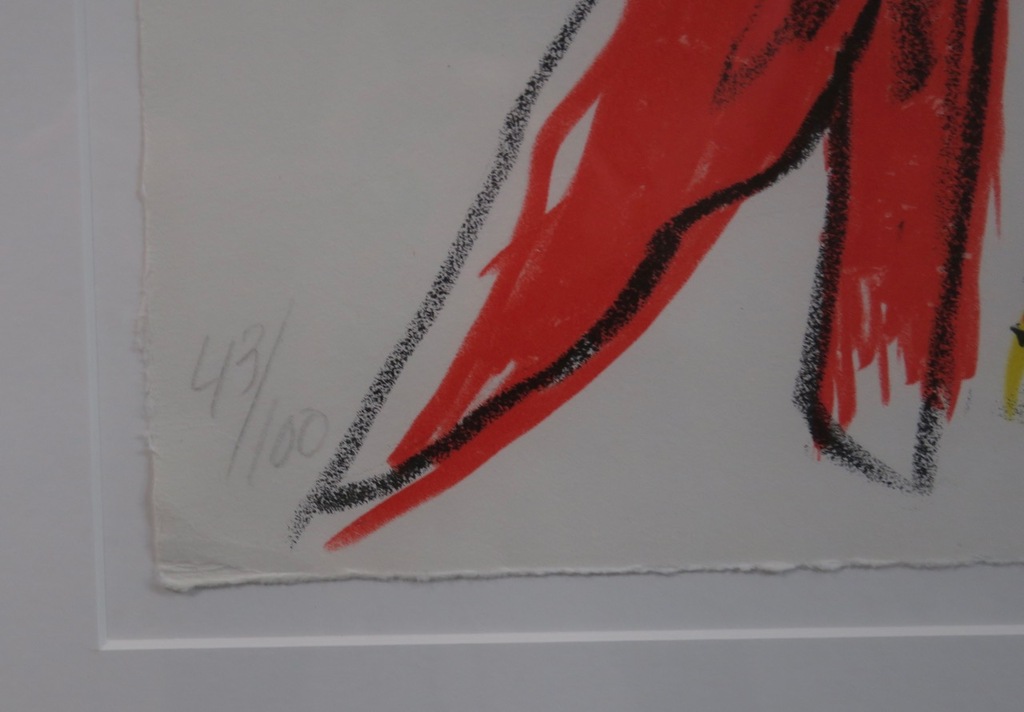 Jan Sierhuis: Litho, Flamenco - Ingelijst kopen? Bied vanaf 60!