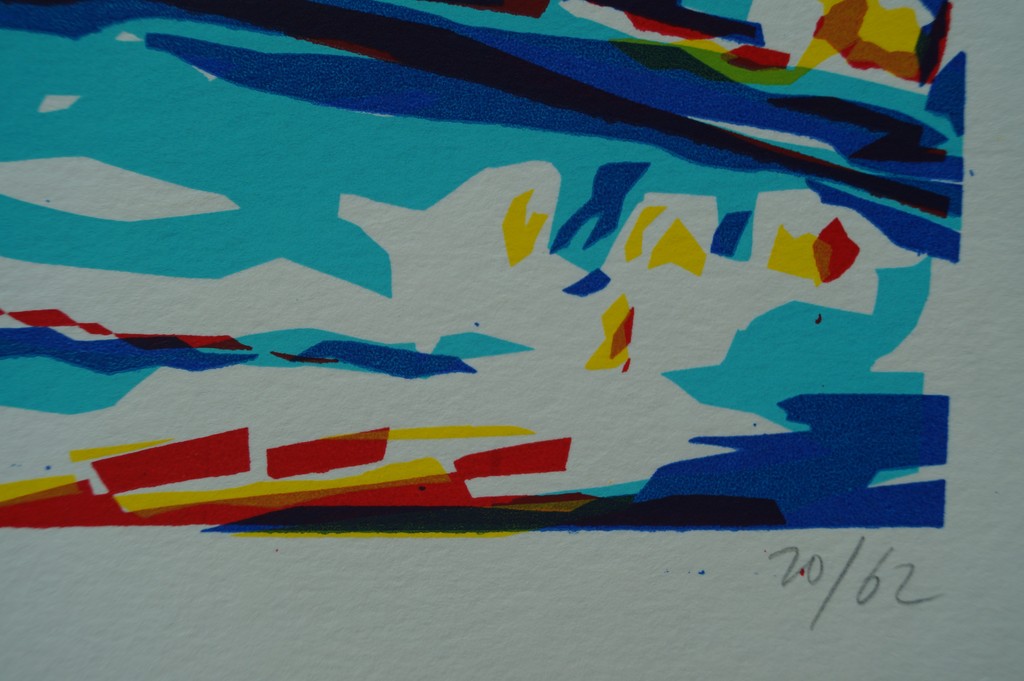 Willem van Hest - gesigneerde zeefdruk - panorama Rotterdam - 2003 kopen? Bied vanaf 1!