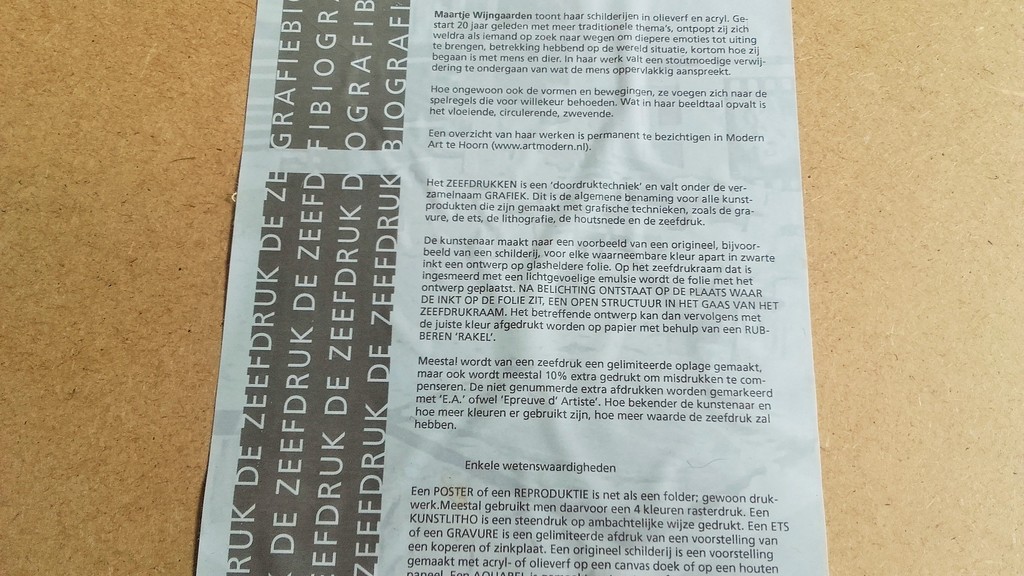 Maartje Wijngaarden (1946) - Zeefdruk - Geluk - Gesigneerd & ingelijst kopen? Bied vanaf 20!