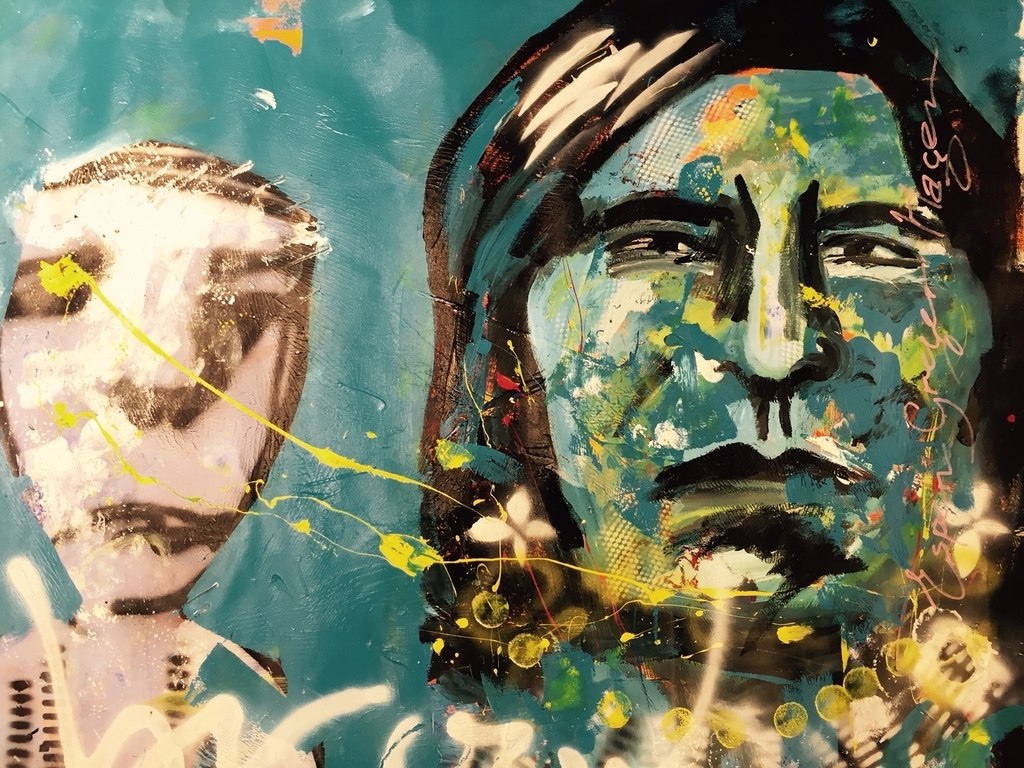 Espen Greger Hagen - Gemengde technieken op doek - verkocht voor € 461!