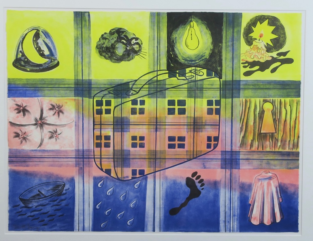Mareike Geys: Litho, Reiziger save from oblivion - Ingelijst kopen? Bied vanaf 20!