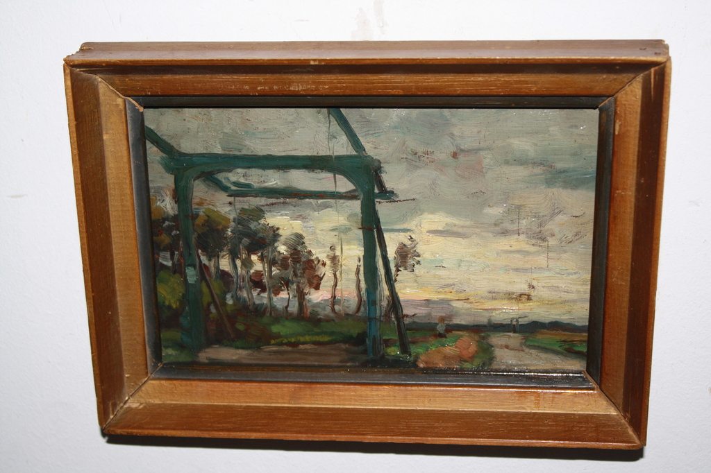 OPHAALBRUG IN DE POLDER -- HAAGSE SCHOOL kopen? Bied vanaf 1!