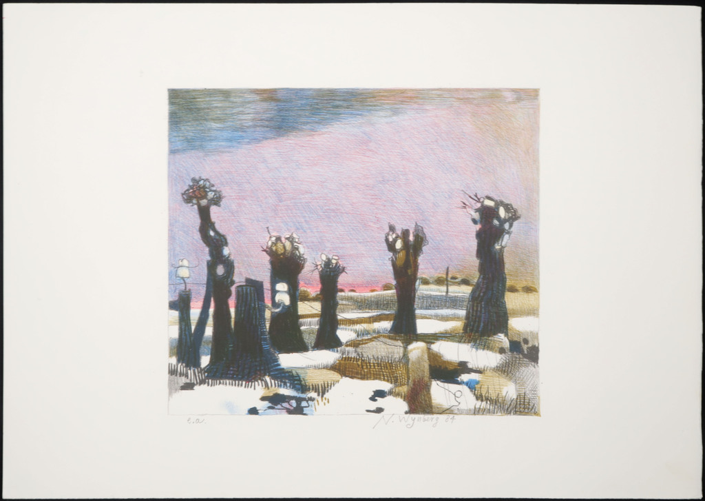 Nicolaas Wijnberg: Litho, Knotwilgen kopen? Bied vanaf 35!