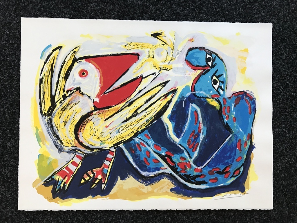 John Lie A Fo   1 originele zeefdruk / Litho gesigneerd 1995 kopen? Bied vanaf 1!